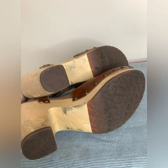 Ugg Peep Toe Heels 8 - Picture 4 of 13